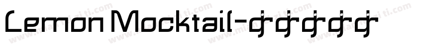 Lemon Mocktail字体转换